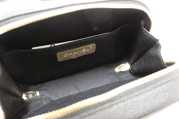 Chanel Black Quilted Caviar Leather Chic Affinity Waist bag