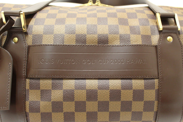 NEW Louis Vuitton Limited Edition Damier Ebene Golf Cup 2003 Hawaii Sac Polochon Duffle Bag