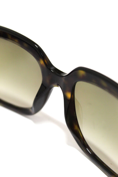 Gucci Brown Tortoise Shell Square Sunglasses