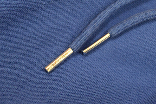 Celine Blue Cotton Logo Hoodie Sweater Size XS