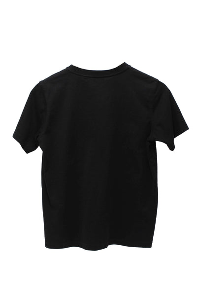 Burberry Black Cotton Logo Print T-shirt size S