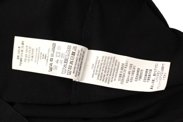 Burberry Black Cotton Logo Print T-shirt size S