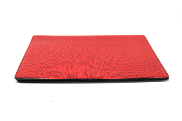 Louis Vuitton Red Epi Leather Desk Agenda Cover