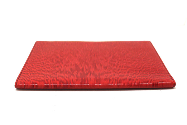 Louis Vuitton Red Epi Leather Desk Agenda Cover