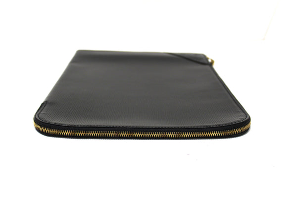 Vintage Louis Vuitton Golf Cup 1990 Charity Tournament Black Epi Leather Poche Documents Portfolio Case