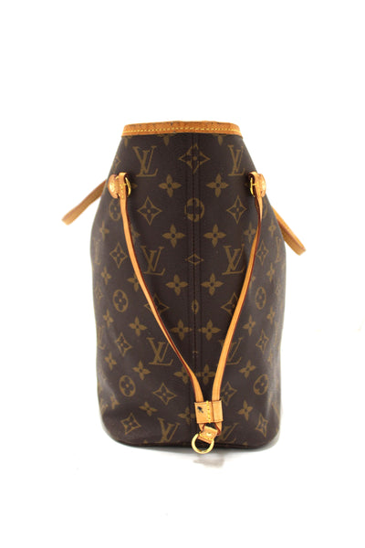 Louis Vuitton Classic Monogram Neverfull MM Tote Shoulder Bag