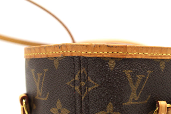 Louis Vuitton Classic Monogram Neverfull MM Tote Shoulder Bag