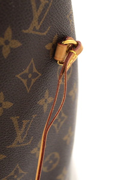 Louis Vuitton Classic Monogram Neverfull MM Tote Shoulder Bag