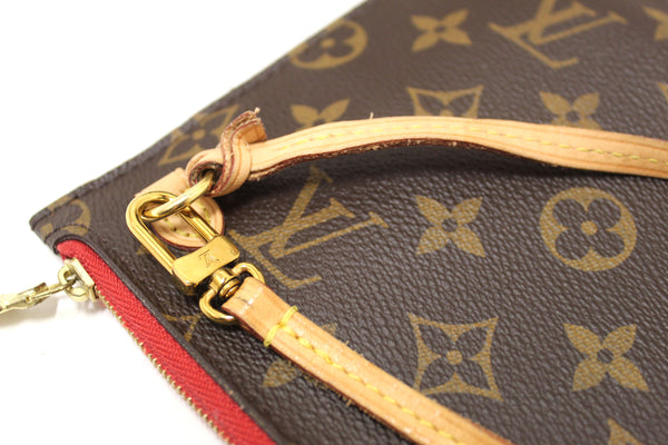 Louis Vuitton Classic Monogram Neverfull MM Tote Shoulder Bag