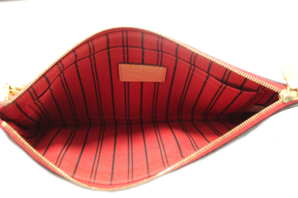 Louis Vuitton Classic Monogram Neverfull MM Tote Shoulder Bag