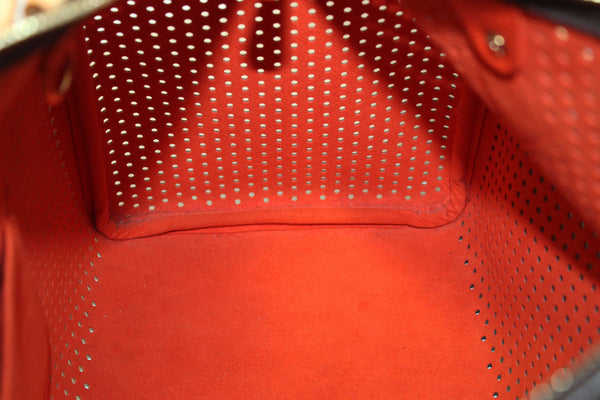 Louis Vuitton Limited Edition Orange Monogram Perforated Speedy 30 Handbag