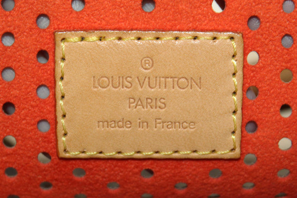 Louis Vuitton Limited Edition Orange Monogram Perforated Speedy 30 Handbag