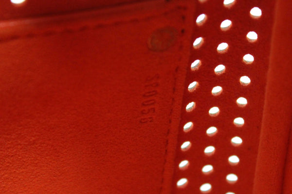Louis Vuitton Limited Edition Orange Monogram Perforated Speedy 30 Handbag