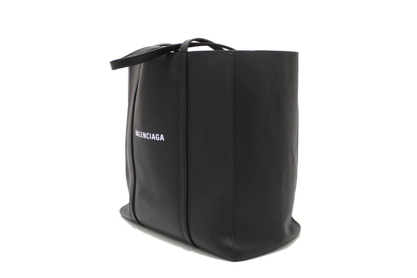 Balenciaga Black Calfskin Leather Everyday Small Tote Bag