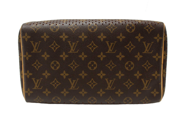 Louis Vuitton Limited Edition Orange Monogram Perforated Speedy 30 Handbag