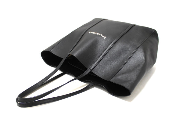 Balenciaga Black Calfskin Leather Everyday Small Tote Bag
