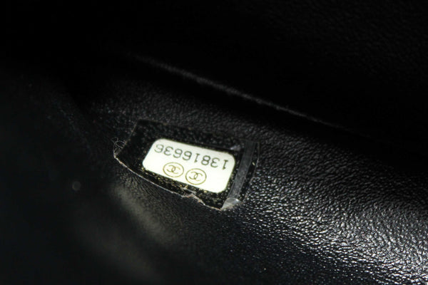 Chanel Classic Black Single Flap Caviar Leather Maxi Chain Shoulder Bag