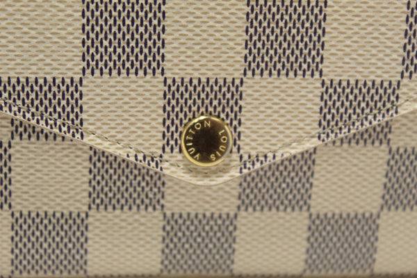 Louis Vuitton Damier Azur Felicie Pochette Crossbody Bag