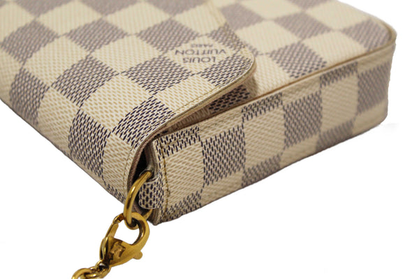 Louis Vuitton Damier Azur Felicie Pochette Crossbody Bag
