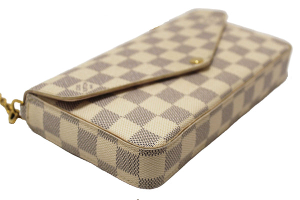 Louis Vuitton Damier Azur Felicie Pochette Crossbody Bag