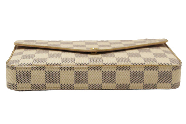 Louis Vuitton Damier Azur Felicie Pochette Crossbody Bag