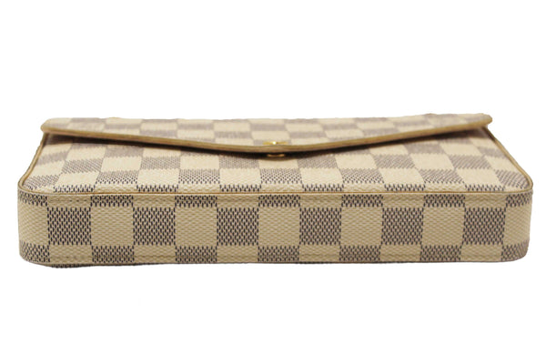 Louis Vuitton Damier Azur Felicie Pochette Crossbody Bag