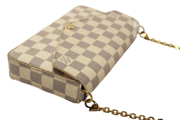 Louis Vuitton Damier Azur Felicie Pochette Crossbody Bag