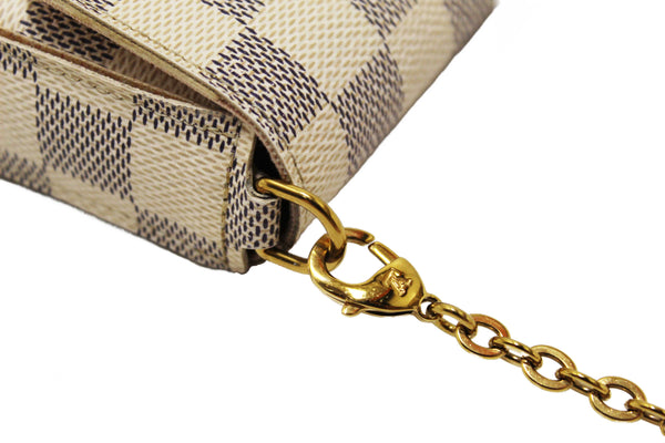 Louis Vuitton Damier Azur Felicie Pochette Crossbody Bag