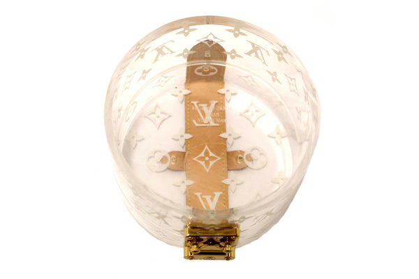 Louis Vuitton Monogram Print Transparent Plexiglass Scott Box