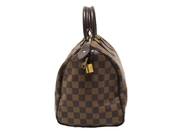 Louis Vuitton Damier Ebene Speedy 30 Handbag