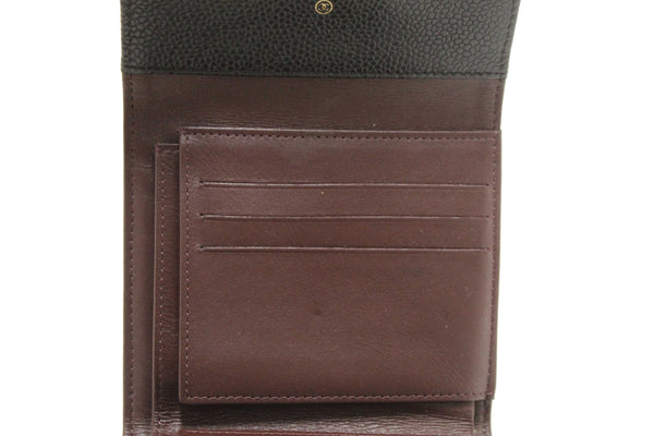 Chanel Black Quilted Caviar Leather Classic Small Flap Wallet