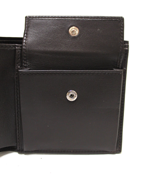 new gucci dark brown microguccissima leather square bi-fold men's wallet 150413 | Shop Now at Italystation.com