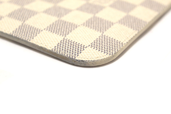 Louis Vuitton Damier Azur Canvas Neverfull Pouch Pochette