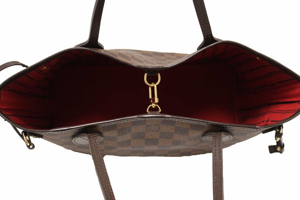 Louis Vuitton Damier Ebene Neverfull PM Tote Bag