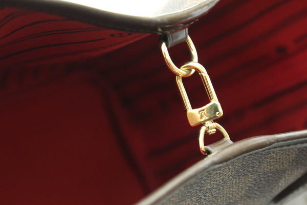 Louis Vuitton Damier Ebene Neverfull PM Tote Bag