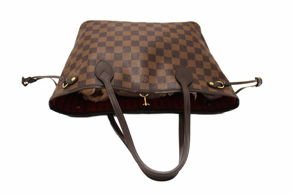 Louis Vuitton Damier Ebene Neverfull PM Tote Bag