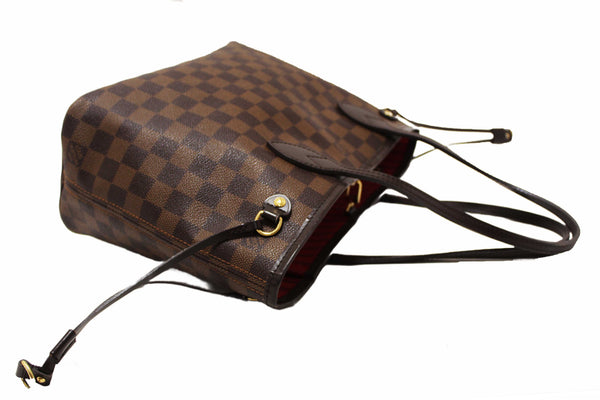 Louis Vuitton Damier Ebene Neverfull PM Tote Bag