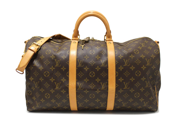 Louis Vuitton Classic Monogram Keepall 50 Travel Bag