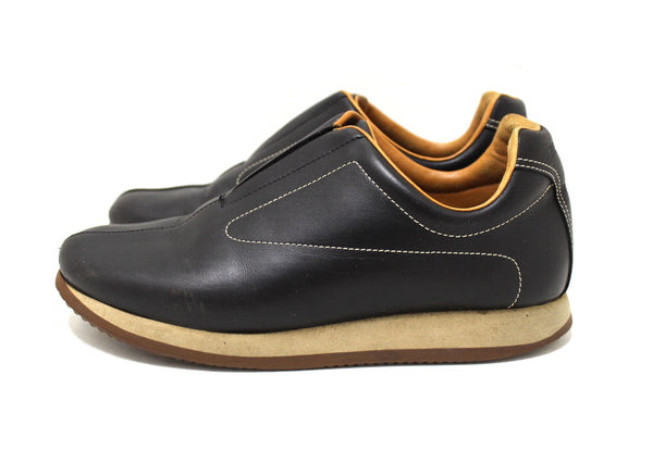 Hermes Black Sneakers Shoes Size 37
