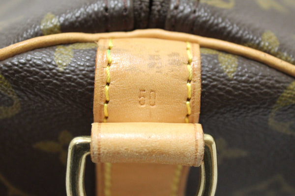 Louis Vuitton Classic Monogram Keepall 50 Travel Bag