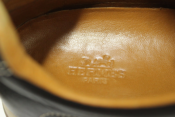 Hermes Black Sneakers Shoes Size 37