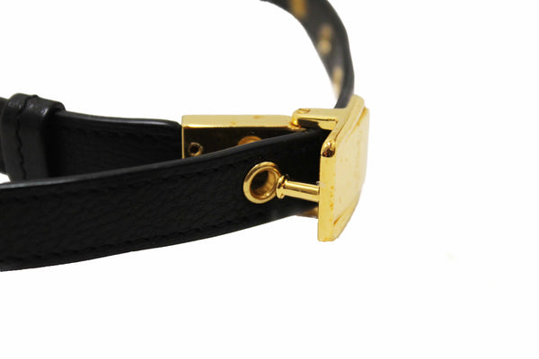 Christian Dior Black Macrocannage Caviar Leather Small Caro Shoulder Crossbody Bag