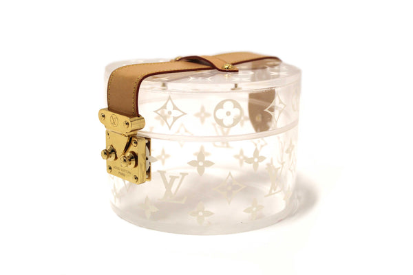 Louis Vuitton Monogram Print Transparent Plexiglass Scott Box