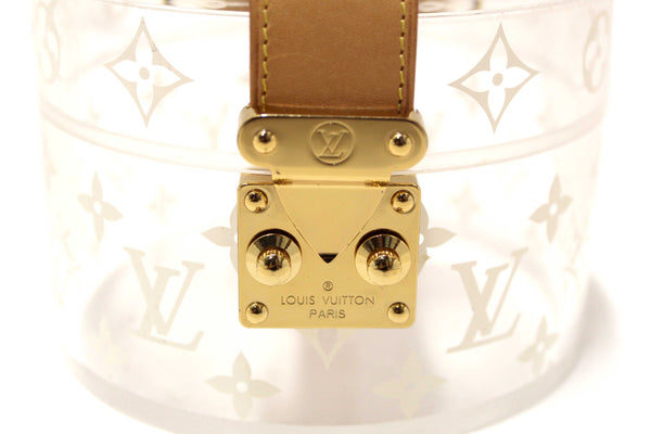 Louis Vuitton Monogram Print Transparent Plexiglass Scott Box