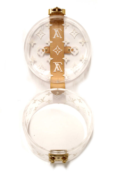 Louis Vuitton Monogram Print Transparent Plexiglass Scott Box