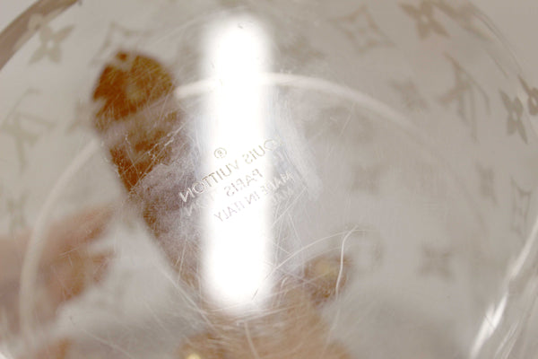 Louis Vuitton Monogram Print Transparent Plexiglass Scott Box