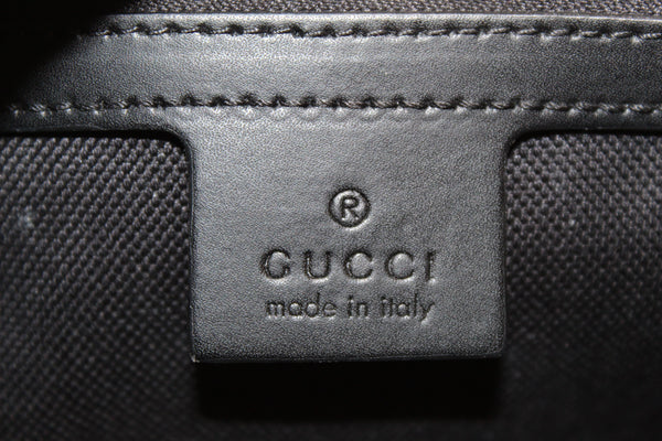 Gucci Black and Grey GG Supreme Canvas Belt Bag 474293