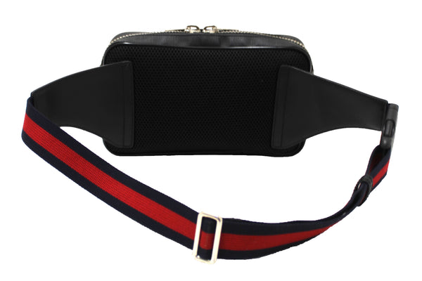 Gucci Black and Grey GG Supreme Canvas Belt Bag 474293