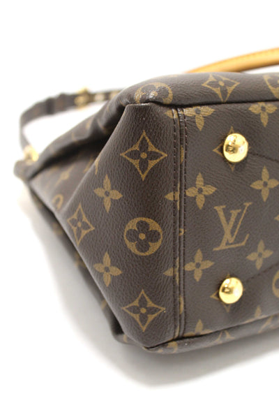 Louis Vuitton Classic Monogram with Safran Leather Pallas MM Handbag