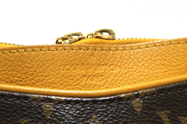 Louis Vuitton Classic Monogram with Safran Leather Pallas MM Handbag